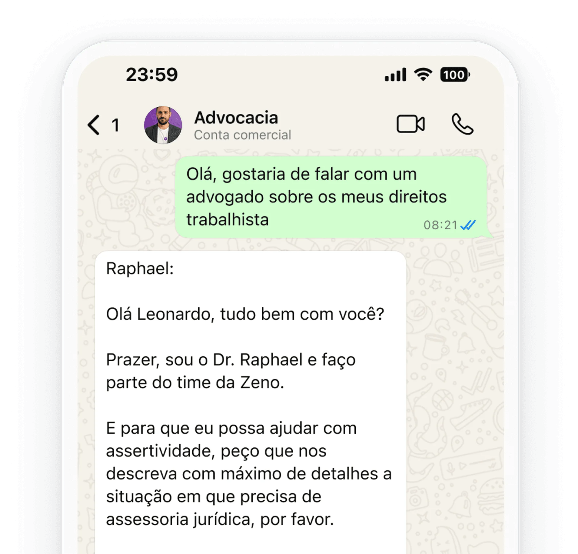 Mockup WhatsApp